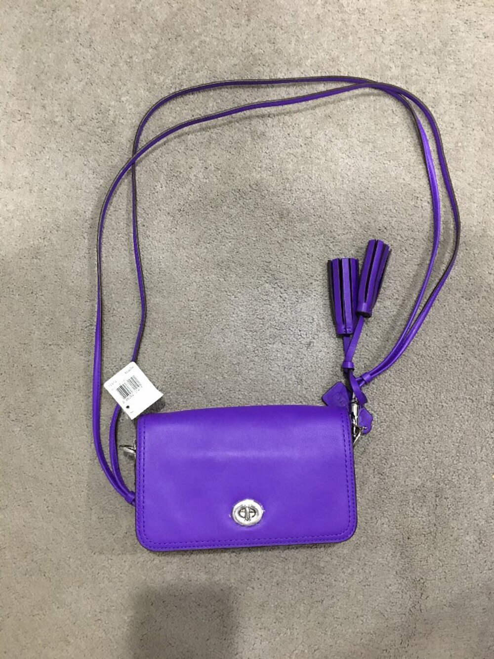 COACH Ultraviolet Purple Crossbody Purse (NWT)
